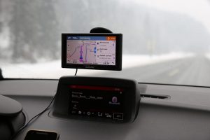Slika navigacije u autu