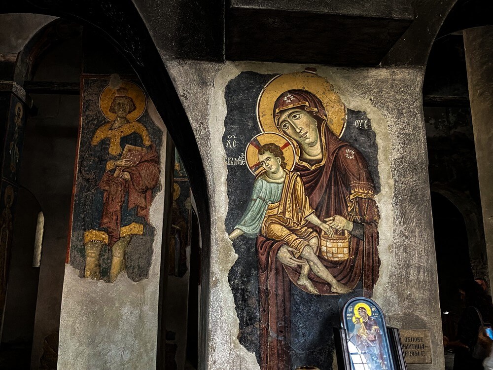 Freska Bogorodice sa Hristom, crkva Bogorodice Ljeviške, Prizren
